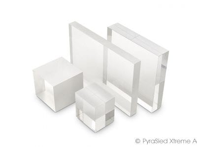 Helder acrylaat blok (plexiglas) - PyraSied Xtreme Acrylic
