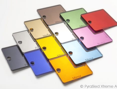 Spiegelacrylaat kleuren PyraSied