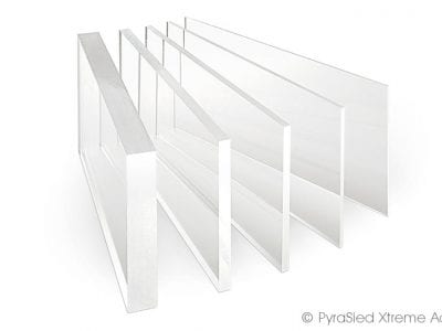Transparante acrylaatplaten GS / XT (Plexiglas) XT acrylaat platen - PyraSied Xtreme Acrylic