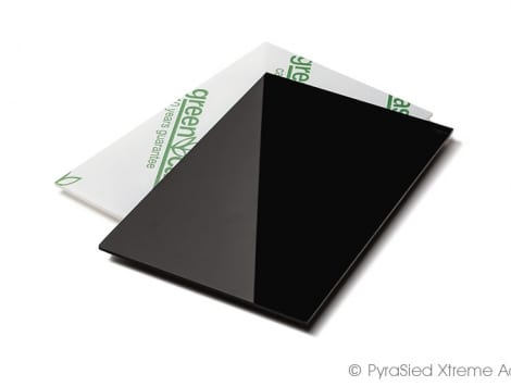 Greencast® zwart glans acrylaat 100% gerecycled acrylaat PyraSied