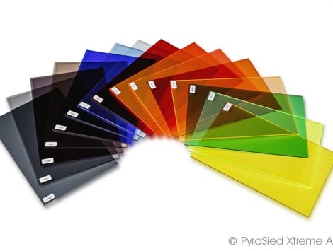 Greencast® transparante kleuren - 100% gerecycled acrylaat - PyraSied Xtreme Acrylic